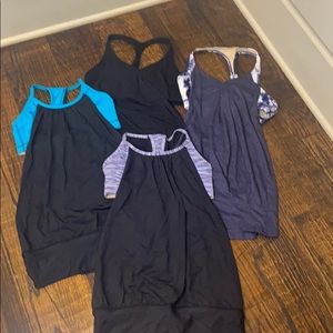 4 LuLulemon NO LIMITS Tanks
